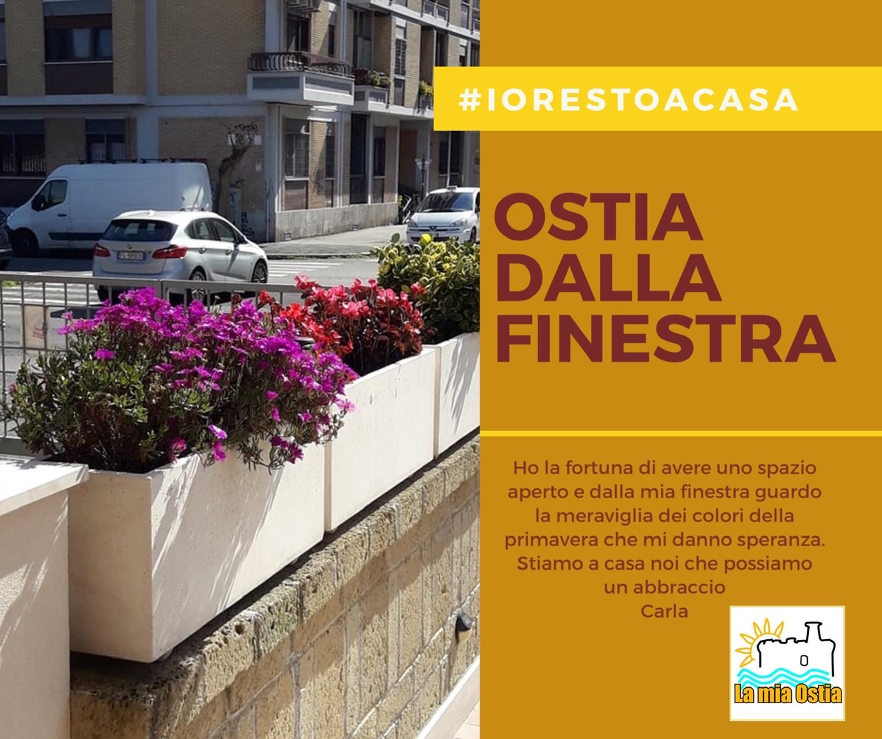 Ostia dalla finestra: mese di marzo